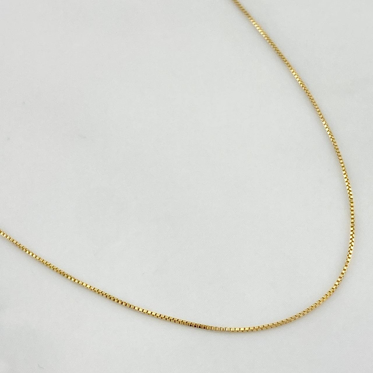 Venetian Chain 0.8 g / 17 3/4 in / 0.5 mm Yellow Gold 18K