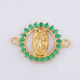 Charm Virgin of Guadalupe 0.9gr / 3/4 in / Yellow Gold 18K *