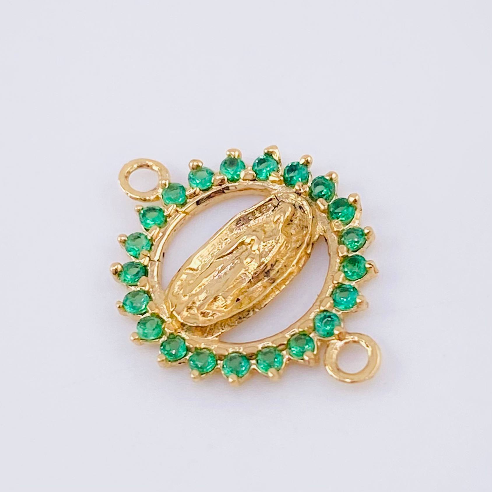 Charm Virgin of Guadalupe 0.9gr / 3/4 in / Yellow Gold 18K *