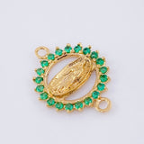 Charm Virgin of Guadalupe 0.9gr / 3/4 in / Yellow Gold 18K *
