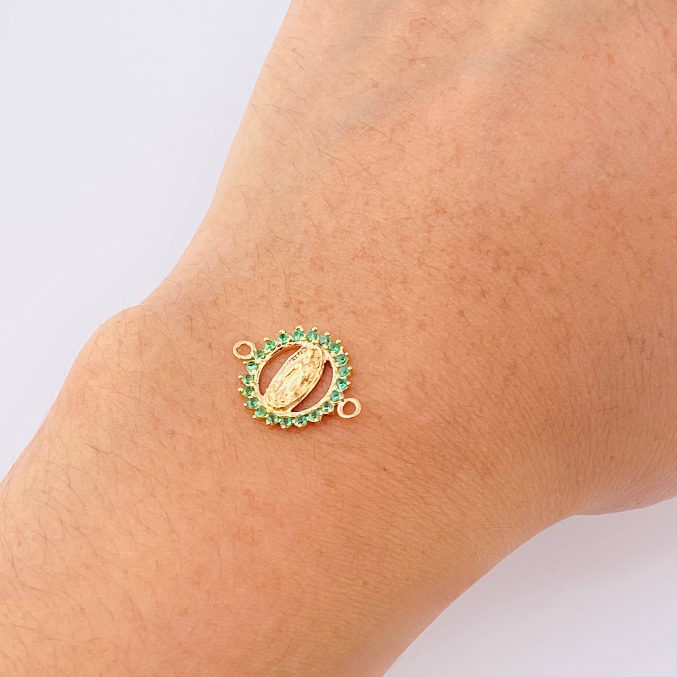 Charm Virgin of Guadalupe 0.9gr / 3/4 in / Yellow Gold 18K *