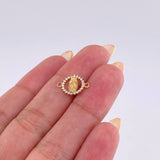 Herraje Virgen Guadalupe 0.65gr / 1/2 in / Oro Amarillo 18K *