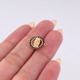 Herraje Virgen Guadalupe 0.9gr / 3/4 in / Oro Amarillo 18K *