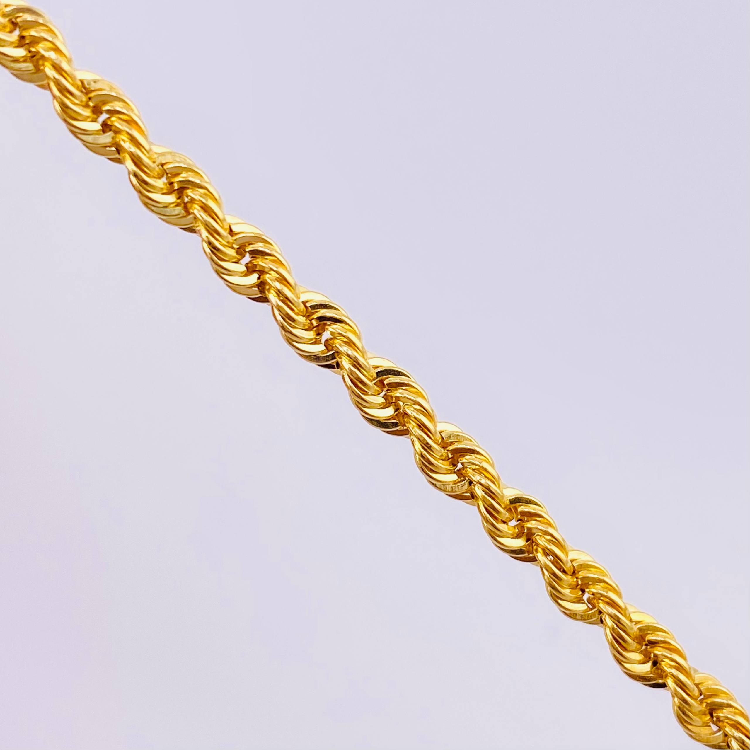 Rope Chain 6.75 g / 20 in / 3.3 mm Yellow Gold 18K
