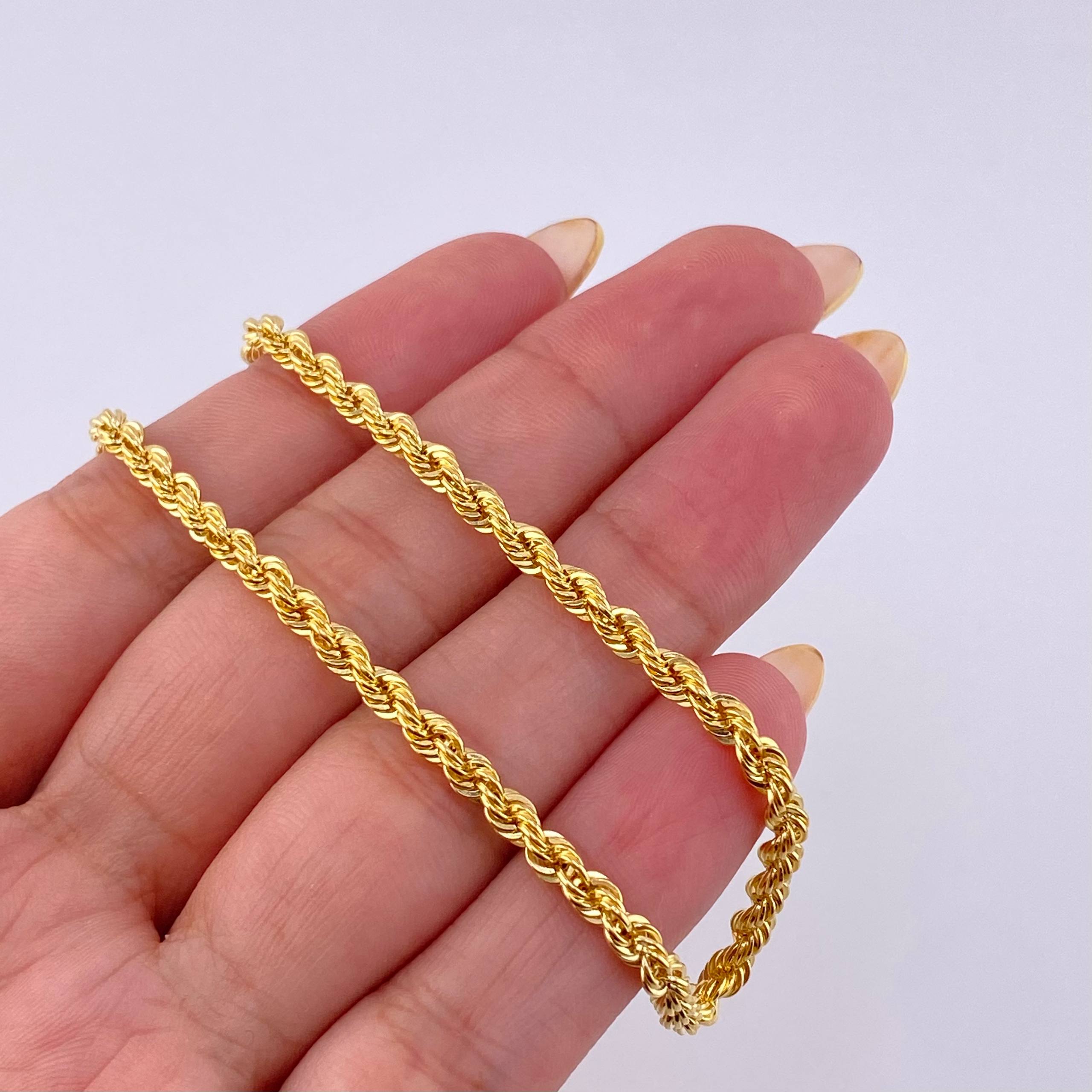 Rope Chain 6.75 g / 20 in / 3.3 mm Yellow Gold 18K