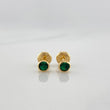 Topos Bisel Circon Verde 0.6 g / in / 1.5 mm Oro Amarillo 18K