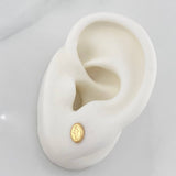 Topos Virgen Milagrosa 0.85 g / in / 4 mm Oro Amarillo 18K