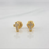 Topos Cruz 0.75 g / in / 6.74 mm Oro Amarillo 18K