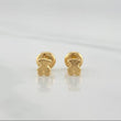 Stud Earrings Bear Ts 0.55 g / in / 4.73 mm Yellow Gold 18K