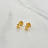 Stud Earrings Bear Ts 0.55 g / in / 3 mm Yellow Gold 18K