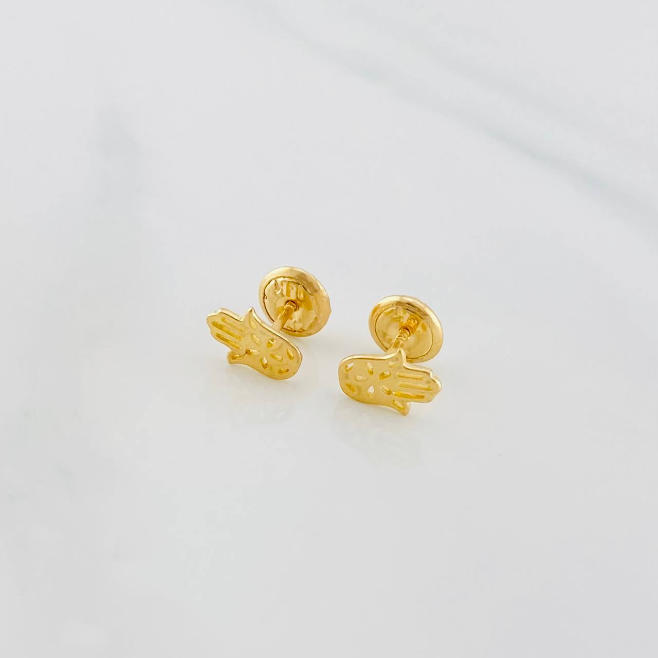 Topos Mano Hamsa 0.75 g / in / 4 mm Oro Amarillo 18K