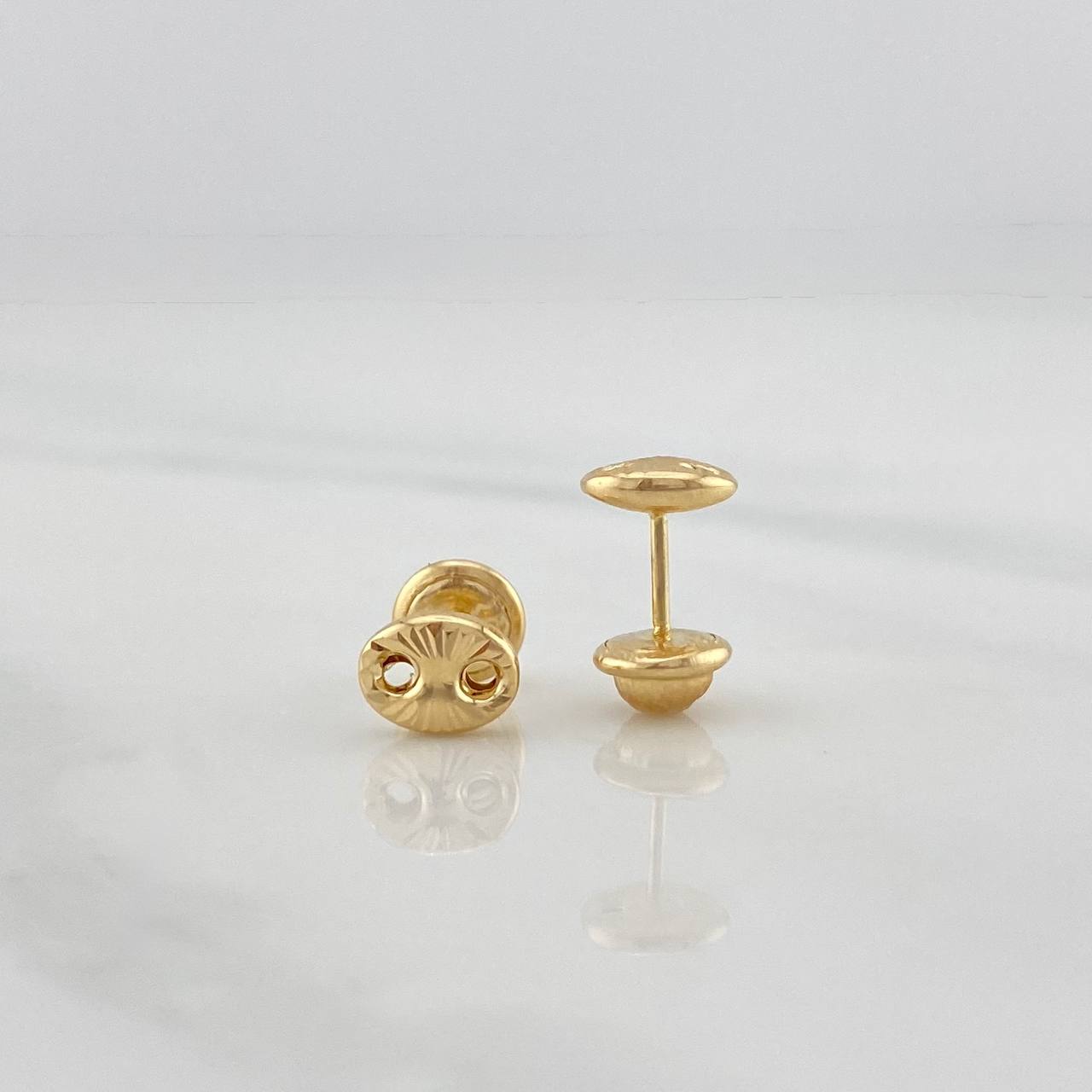 Topos Gc Diamantados 0.65 g / in / 4.95 mm Oro Amarillo 18K
