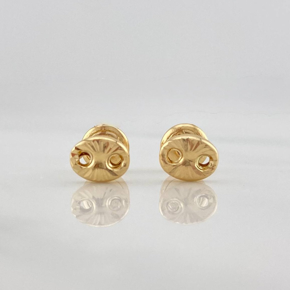 Topos Gc Diamantados 0.65 g / in / 4.95 mm Oro Amarillo 18K