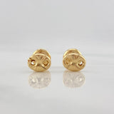 Topos Gc Diamantados 0.65 g / in / 4.95 mm Oro Amarillo 18K