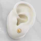 Topos Herradura Caballo 0.65 g / in / 3.2 mm Oro Amarillo 18K