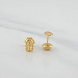 Topos Silueta Virgen Guadalupe 0.65 g / in / 3.65 mm Oro Amarillo 18K