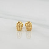 Topos Silueta Virgen De Guadalupe 0.7 g / in / 4 mm Oro Amarillo 18K