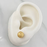Topos Bola Diamantada 1.15 g / in / 8 mm Oro Amarillo 18K
