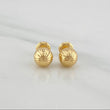 Diamond Cut Bead Stud Earrings 0.9 g / in / 7 mm Yellow Gold 18K