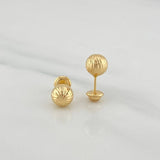 Topos Bola Diamantada 1.15 g / in / 8 mm Oro Amarillo 18K