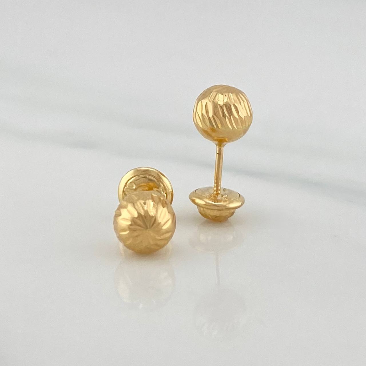 Topos Bola 1 g / in / 8 mm Oro Amarillo 18K
