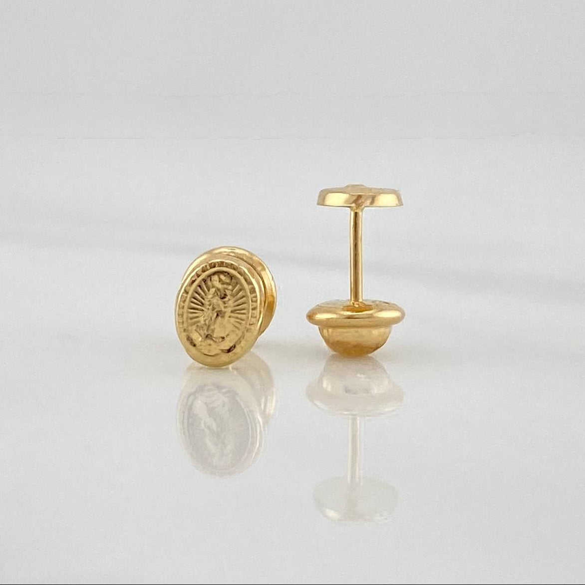 Topos Virgen Guadalupe 0.55 g / in / 7.08 mm Oro Amarillo 18K