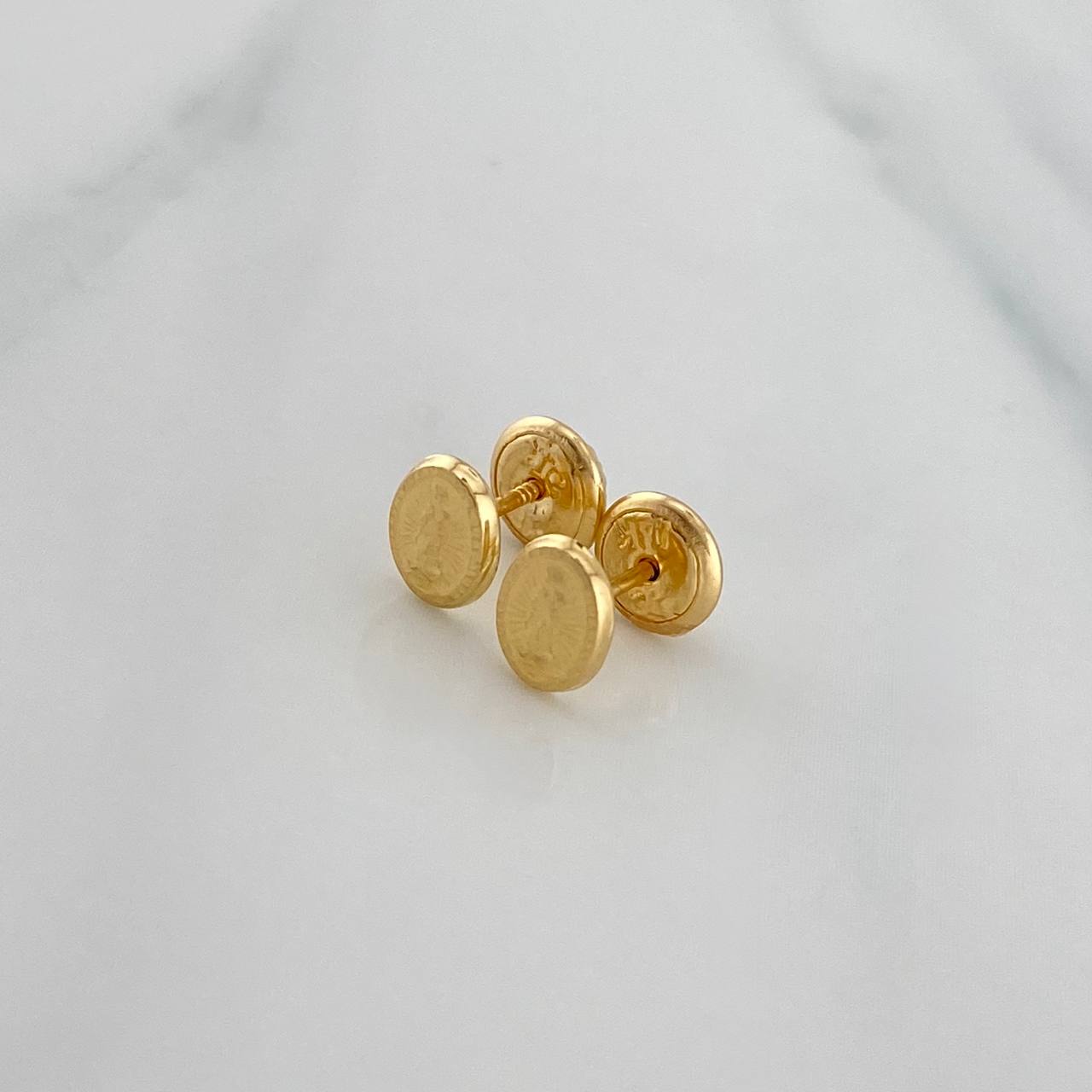 Topos Virgen Guadalupe 0.55 g / in / 7.08 mm Oro Amarillo 18K