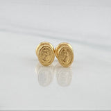 Topos Virgen Guadalupe 0.55 g / in / 7.08 mm Oro Amarillo 18K
