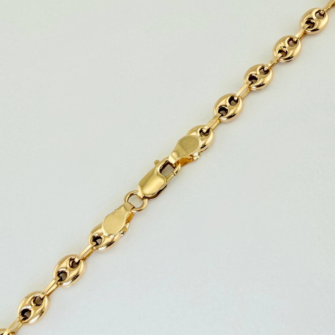 Cadena GC 9.4gr / 24 1/2 in / 4mm Oro Amarillo 18K $