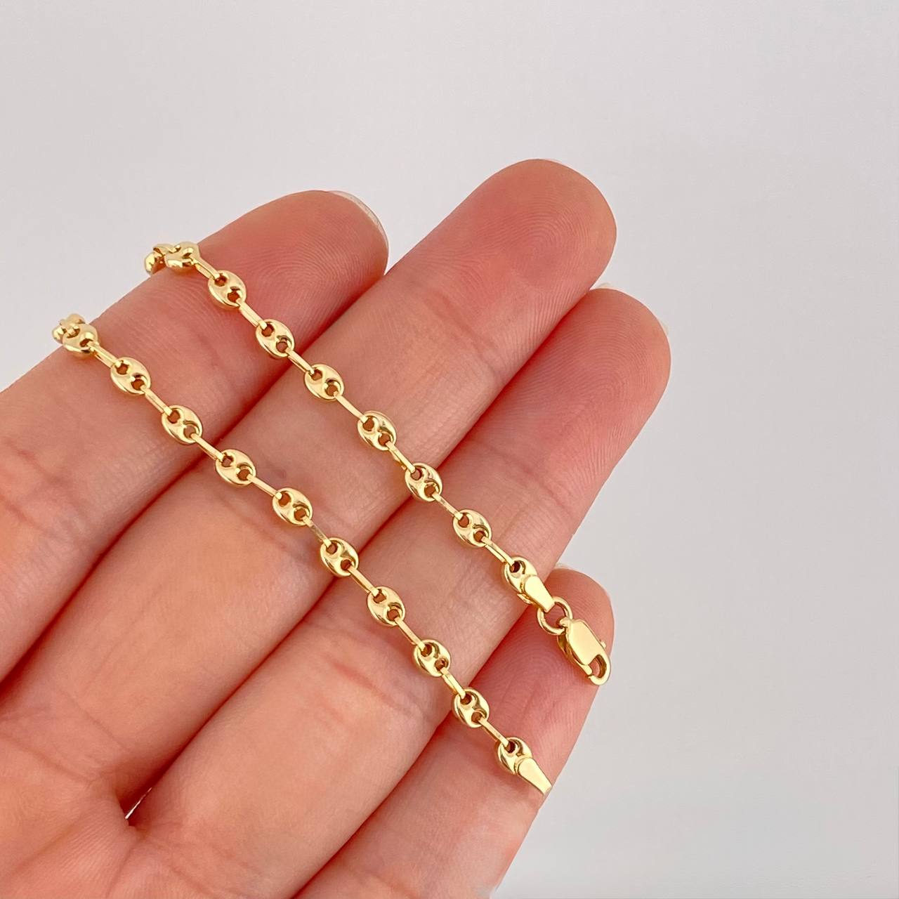 Cadena GC 6.5g / 24 in / 3.3mm Oro Amarillo 18K