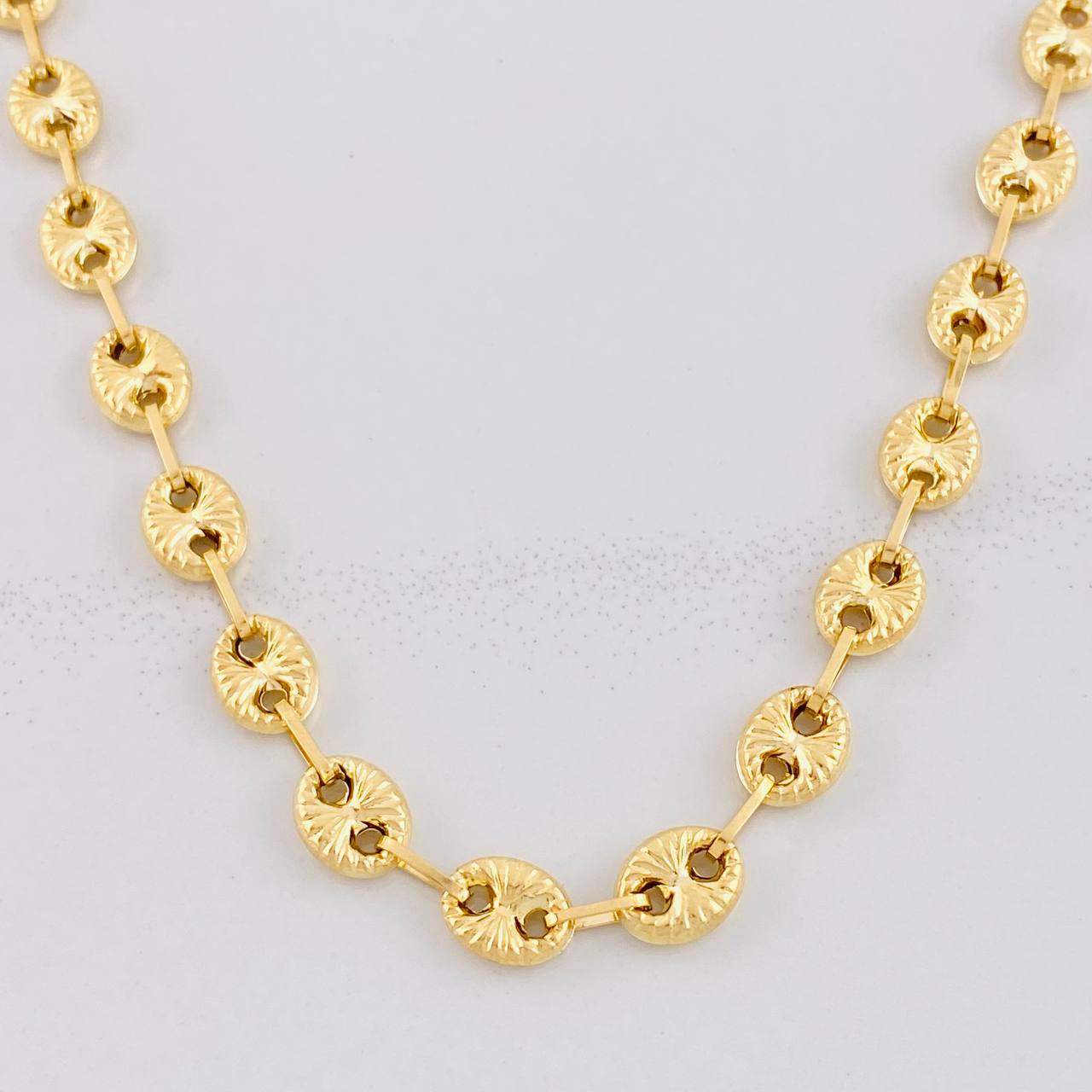 Cadena GC Diamantada 14.9g / 24 in / 6.4mm Oro Amarillo 18K