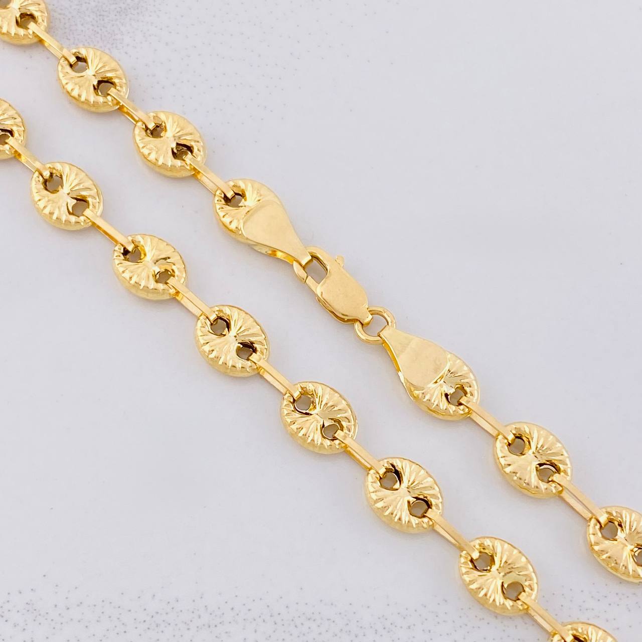 Cadena GC Diamantada 14.9g / 24 in / 6.4mm Oro Amarillo 18K