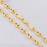 Cadena GC Diamantada 14.9g / 24 in / 6.4mm Oro Amarillo 18K