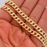 Cadena Cubana 9.05gr / 23 3/4 in / Oro Amarillo +1 18K $