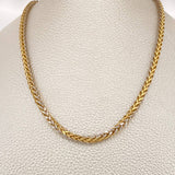 Franco Chain 18.9gr / 25 1/2 in / Two Tone Yellow White 18K +3 $