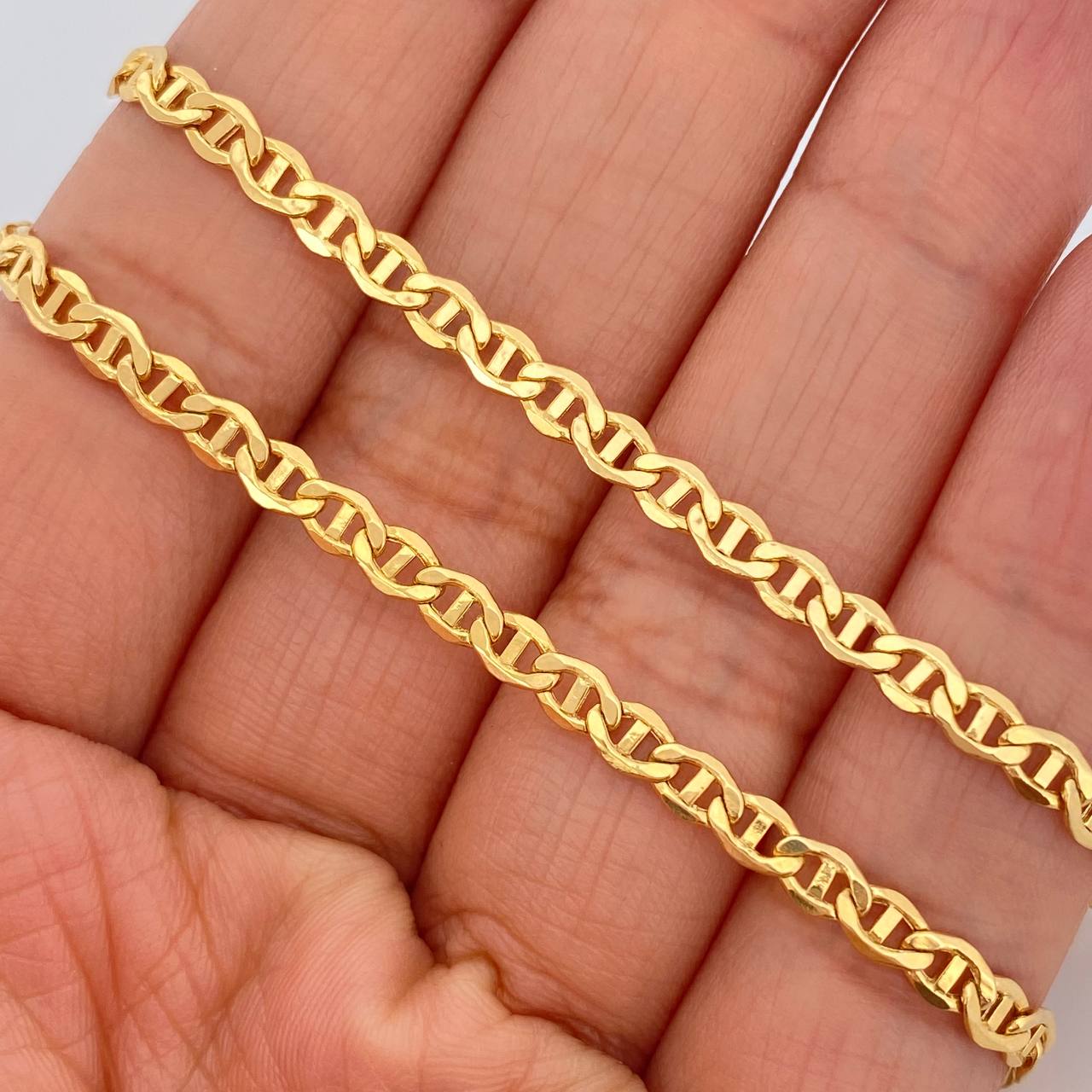 Cadena Escalera 7.35gr / 23 1/2 in / Oro Amarillo +3 18K $