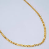 Cadena China 3.5gr / 23 1/2 in / Oro Amarillo +1 18K $
