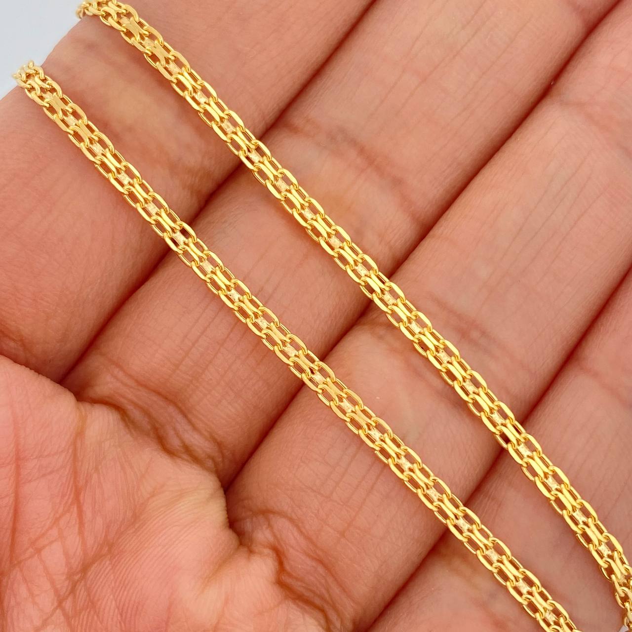 Cadena China 3.5gr / 23 1/2 in / Oro Amarillo +1 18K $