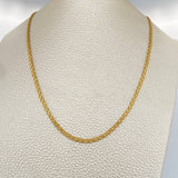 Cadena China 3.5gr / 23 1/2 in / Oro Amarillo +1 18K $