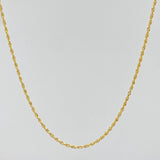 Rope Chain 0.9 g / 17 3/4 in / 1.18 mm Yellow Gold 18K