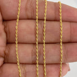 Rope Chain 1.1 g / 23 1/2 in / 1.2 mm 18K Yellow Gold