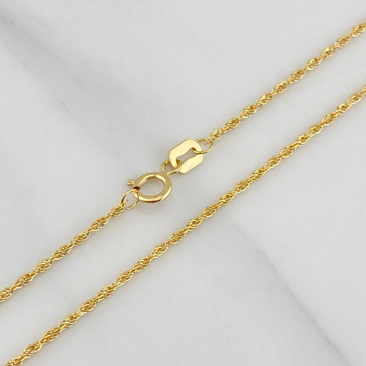 Cadena Lazo 1 g / 19 1/2 in / 1.2 mm Oro Amarillo 18K