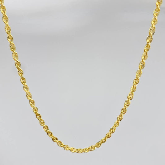 Rope Chain 3.4 g / 17 1/2 in / 2.3 mm Yellow Gold 18K