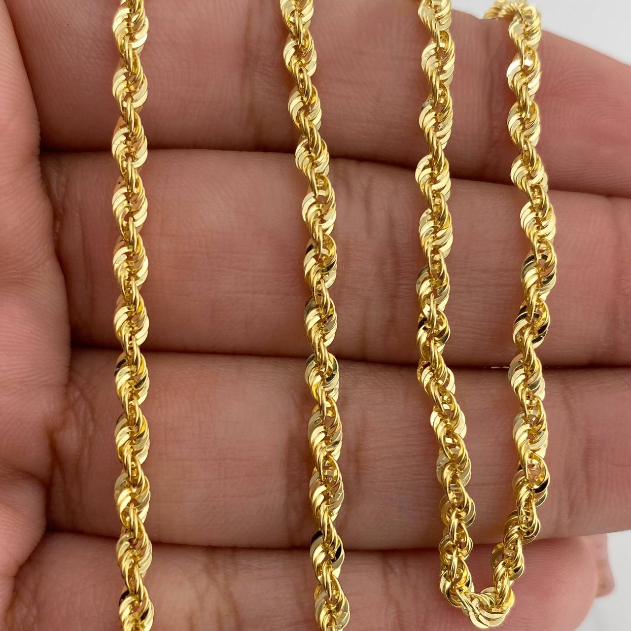 Rope Chain 3.3 g / 17 3/4 in / 2.3 mm Yellow Gold 18K