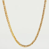 Franco Chain 12.45 g / 25 1/2 in / 2.5 mm Two-Tone Yellow White 18K