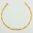Pulso Figaro 2.2gr / 7 1/2 in / 3.23mm Oro Amarillo +1 18K $
