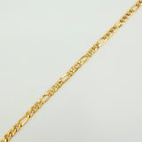Pulso Figaro 2.2gr / 7 1/2 in / 3.23mm Oro Amarillo +1 18K $
