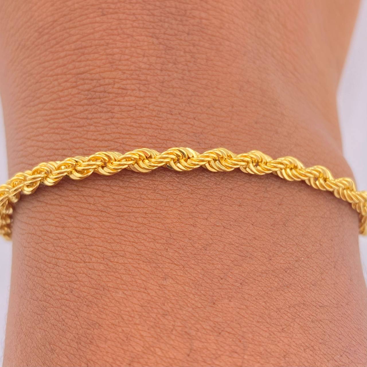 Pulso Lazo 2.8gr / 7 1/4 in / 3.03mm Oro Amarillo +3 18K $