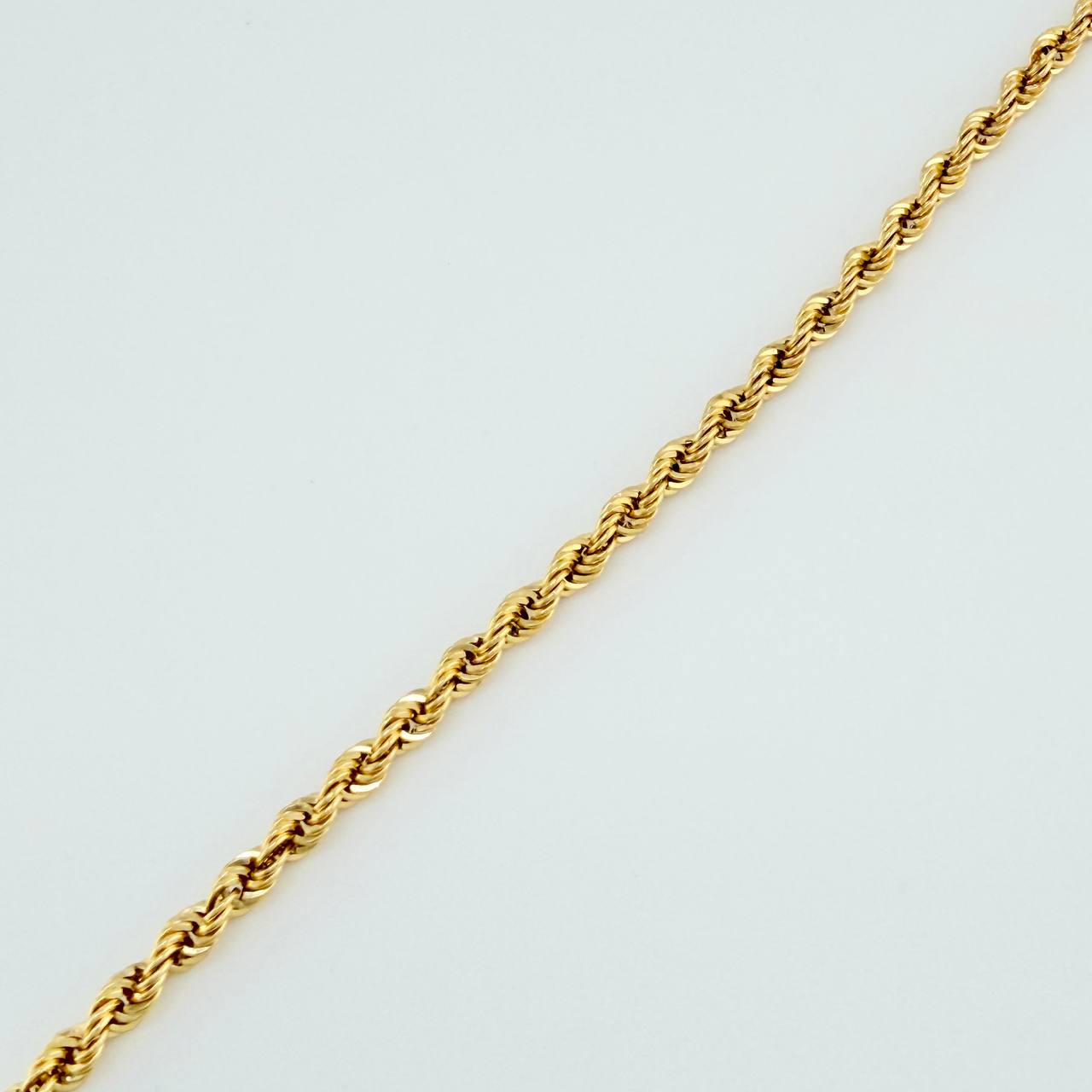 Pulso Lazo 2.8gr / 7 1/4 in / 3.03mm Oro Amarillo +3 18K $