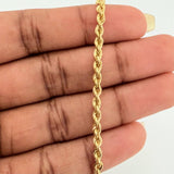 Pulso Lazo 2.8gr / 7 1/4 in / 3.03mm Oro Amarillo +3 18K $